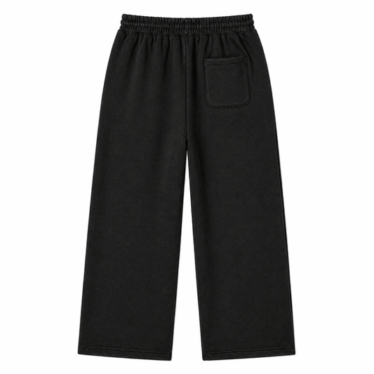 Black Sweatpants wide leg - Underrated store