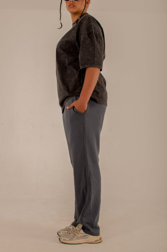 Gray Sweatpants wide leg - Underrated store