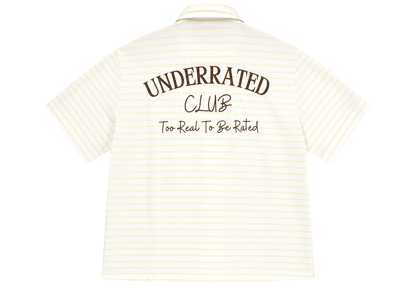 Striped Shirt butter yellow Boxy