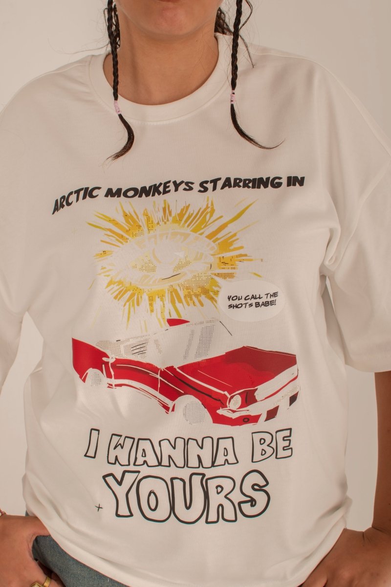 Arctic Monkeys White Tee - Underrated store
