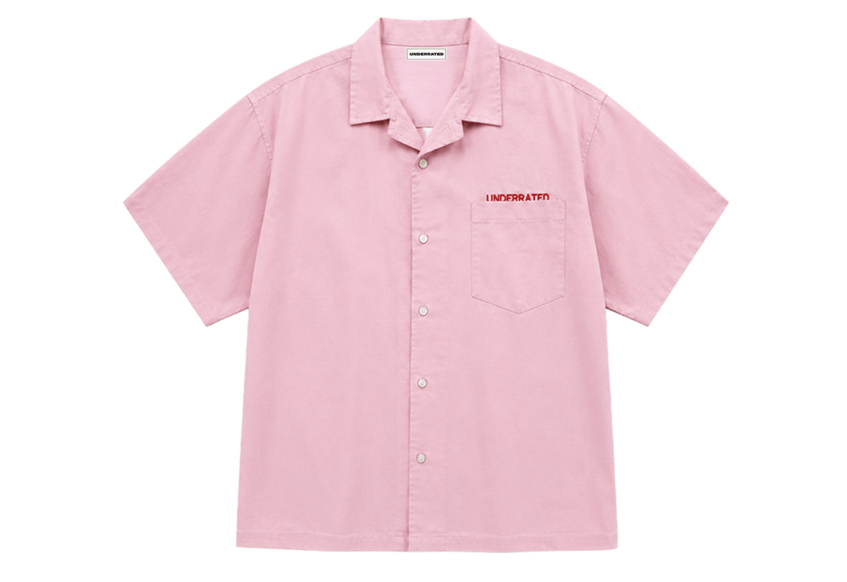 Baby Pink Linen Shirt Boxy - Underrated