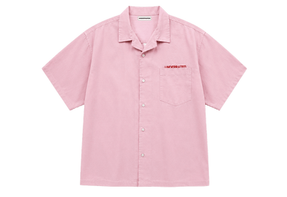 Baby Pink Linen Shirt Boxy - Underrated