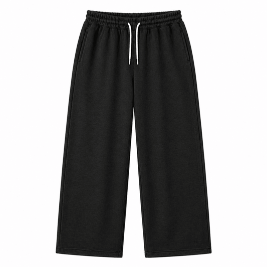 Black Sweatpants wide leg - Underrated store