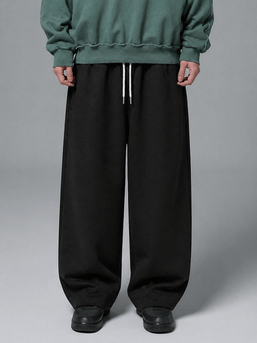 Black Sweatpants wide leg - Underrated store