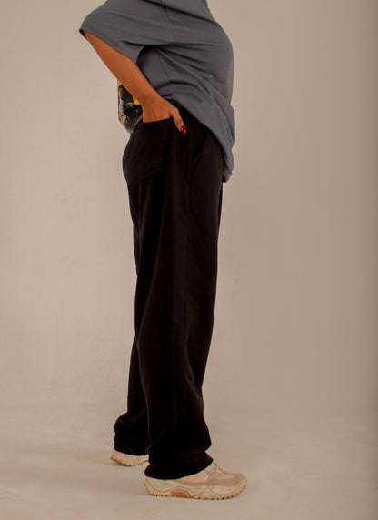 Black Sweatpants wide leg - Underrated store