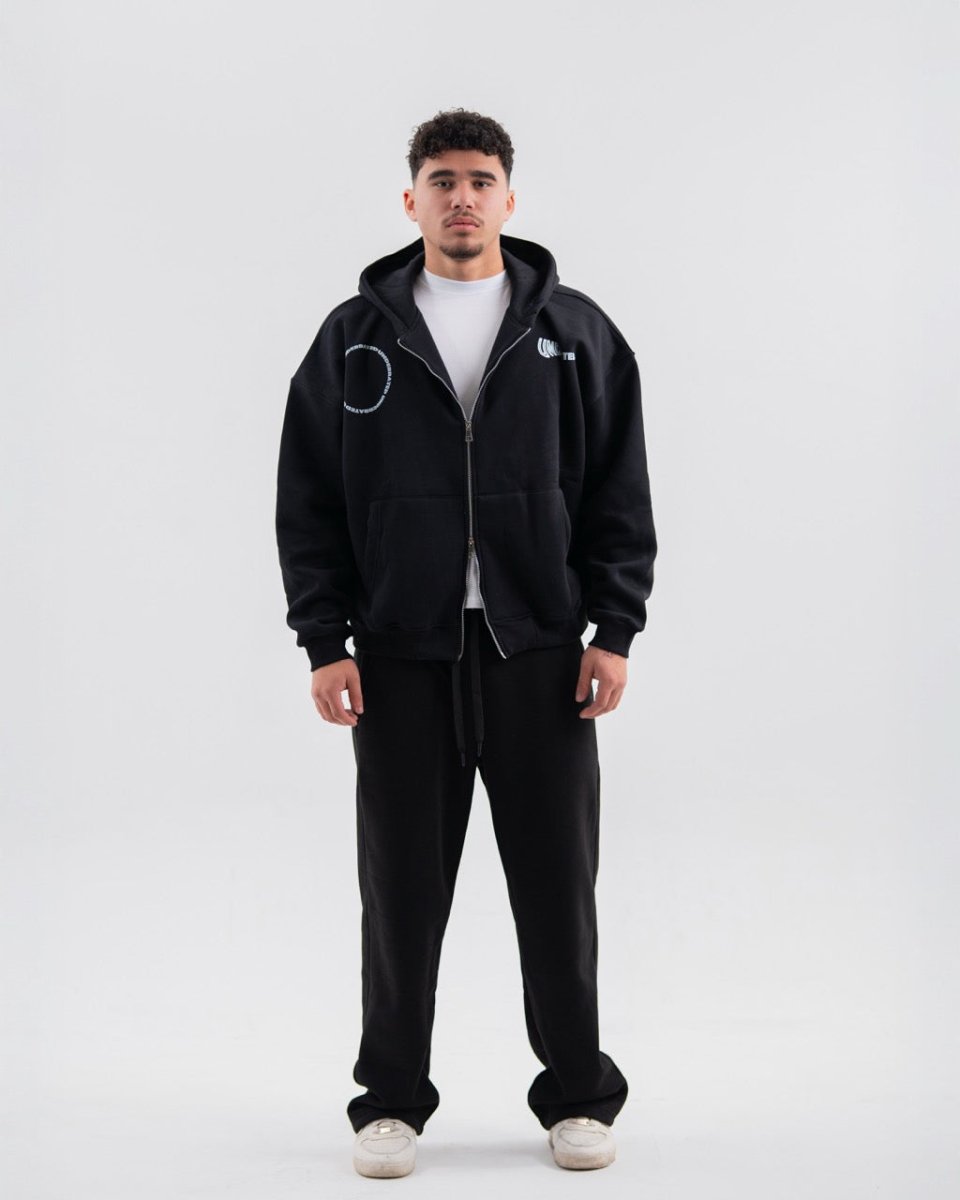 BLACK X UNDERRATED ZIP - UP - Underrated store