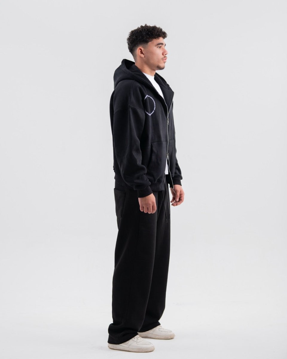 BLACK X UNDERRATED ZIP - UP - Underrated store