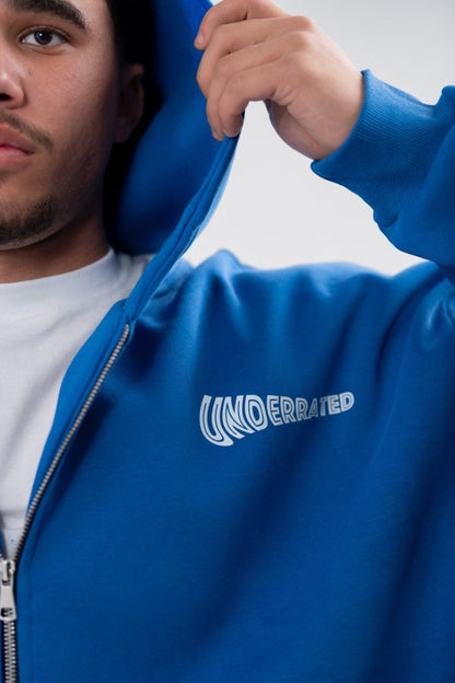 BLUE X UNDERRATED ZIP - UP - Underrated store