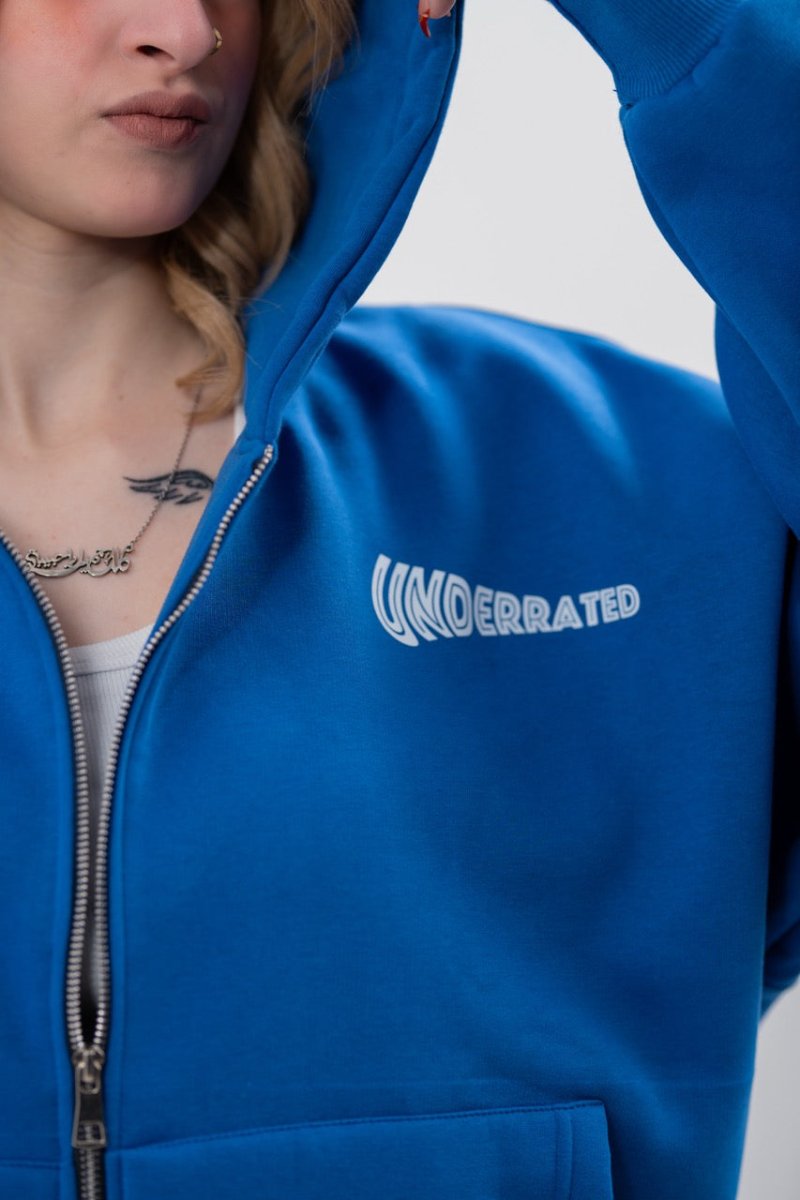 BLUE X UNDERRATED ZIP - UP - Underrated store