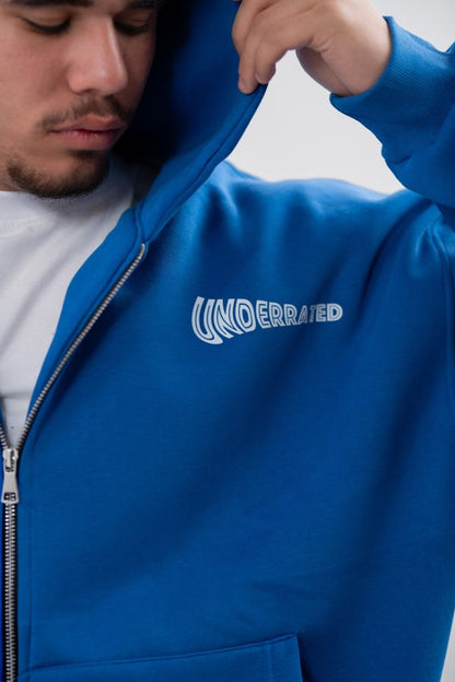 BLUE X UNDERRATED ZIP - UP - Underrated store
