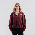 BURGANDY X UNDERRATED ZIP - UP - Underrated store