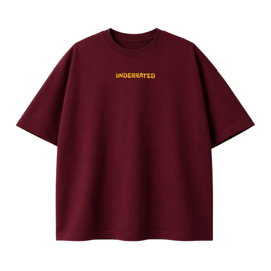 burgandy shirt - Underrated store