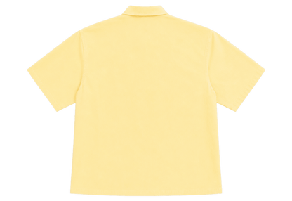 Butter Yellow Linen Shirt Boxy - Underrated