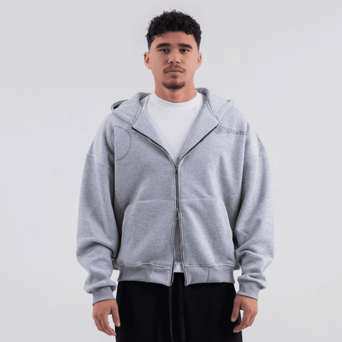 GRAY X UNDERRATED ZIP - UP - Underrated store