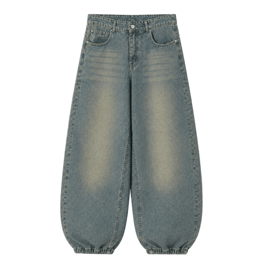 Green Washed jeans Balloon - Underrated