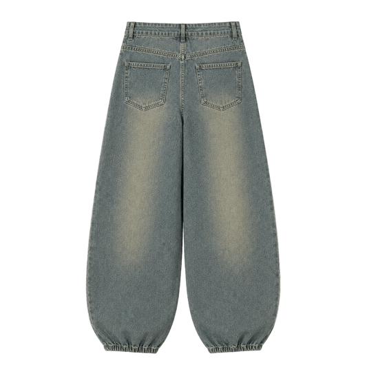 Green Washed jeans Balloon - Underrated