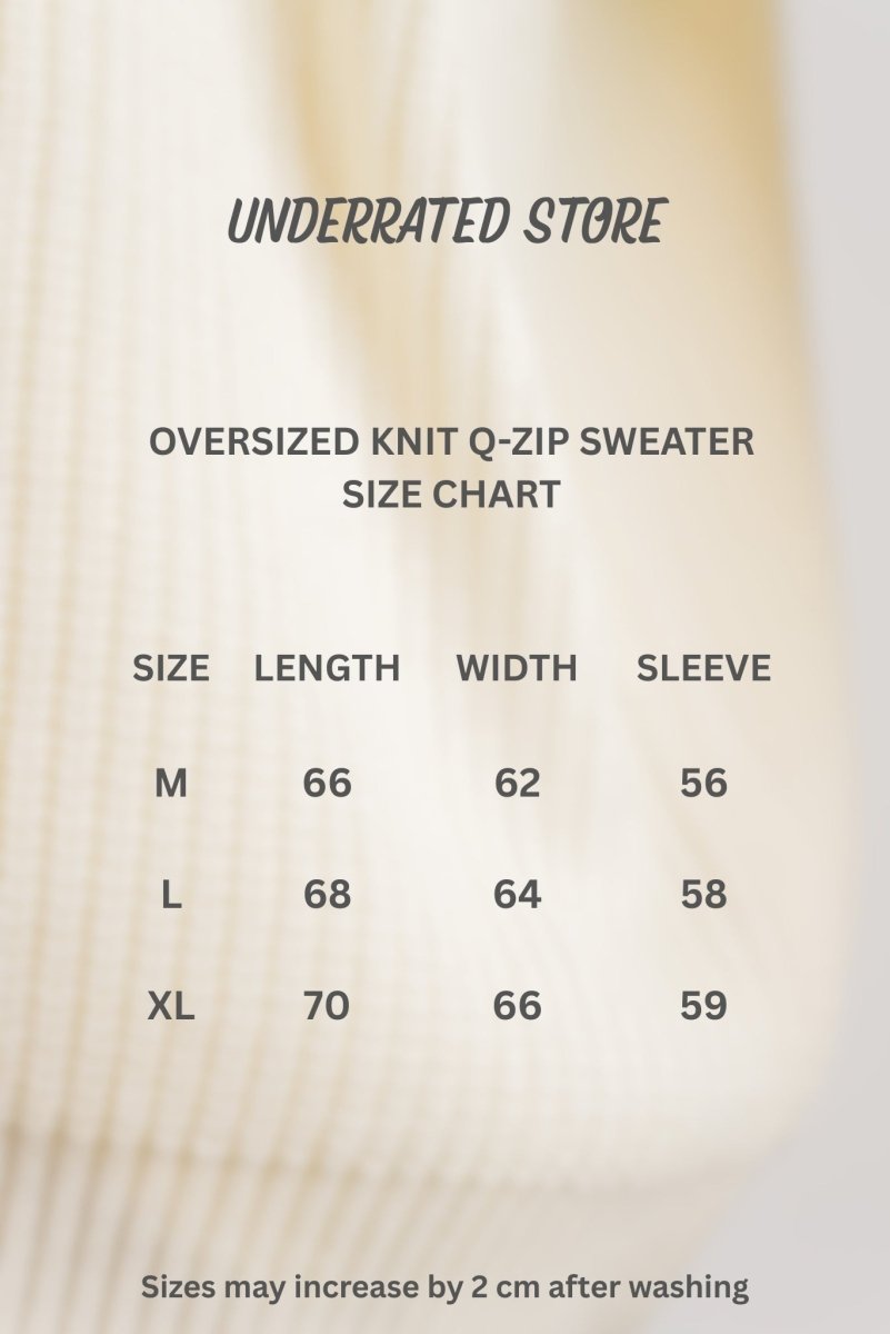 KNIT Q - ZIP SWEATER - Burgundy - Underrated store