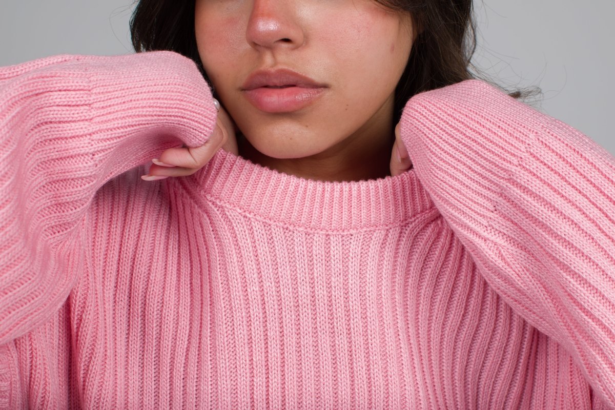 Knitted Sweater Pink - Underrated store