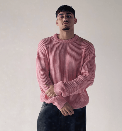 Knitted Sweater Pink - Underrated store