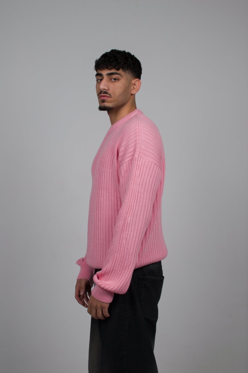 Knitted Sweater Pink - Underrated store