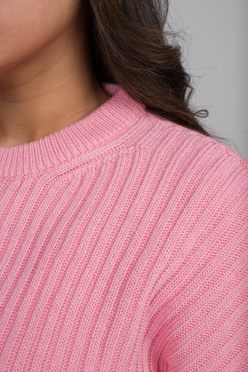 Knitted Sweater Pink - Underrated store