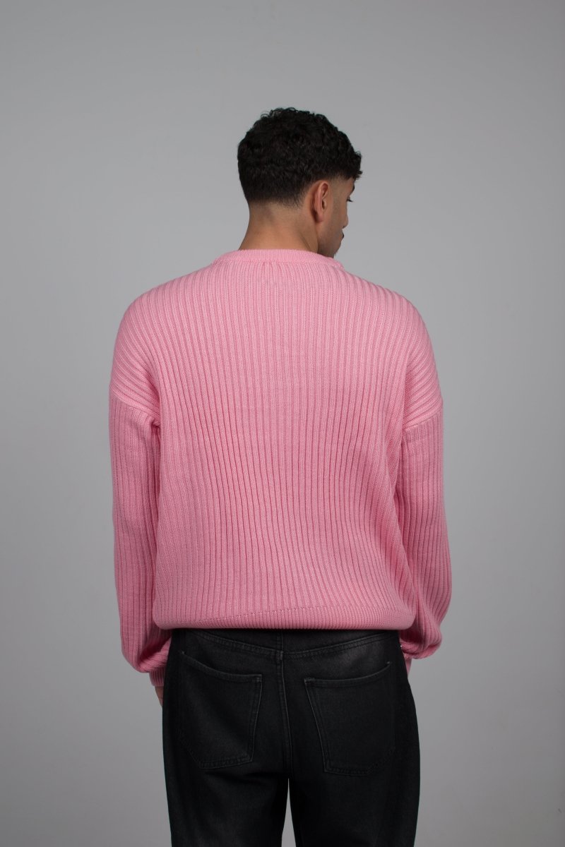 Knitted Sweater Pink - Underrated store