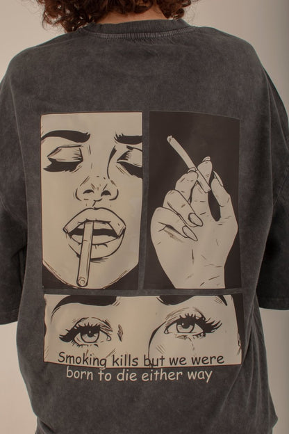 Lana Del Rey Washed Tee - Underrated store