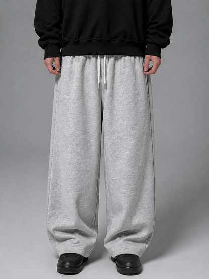Light Gray Sweatpants Wide leg - Underrated store