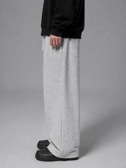 Light Gray Sweatpants Wide leg - Underrated store