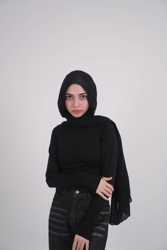 Long Sleeve Black Basic Top - Underrated store