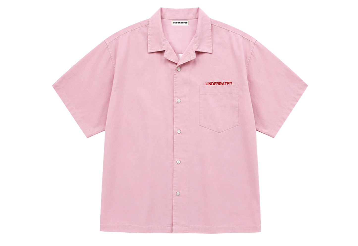 Baby Pink Linen Shirt Boxy