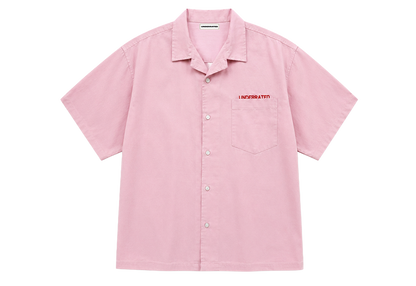 Baby Pink Linen Shirt Boxy