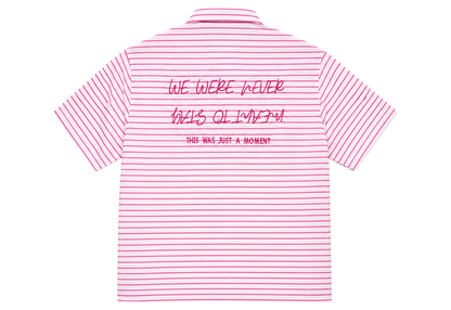 Striped Shirt Ruby Pink Boxy