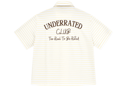 Striped Shirt butter yellow Boxy