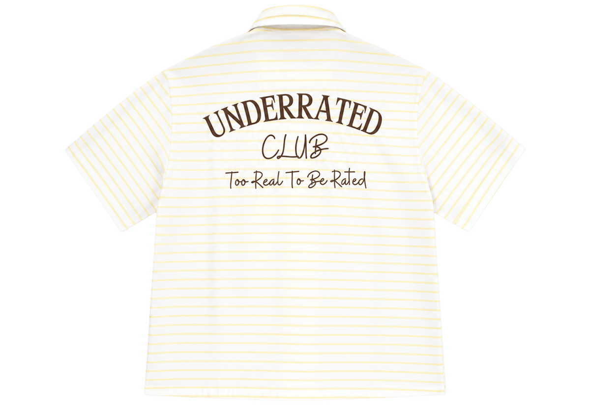 Striped Shirt butter yellow Boxy - Underrated