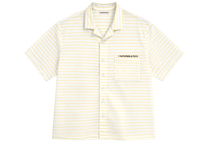 Striped Shirt butter yellow Boxy - Underrated