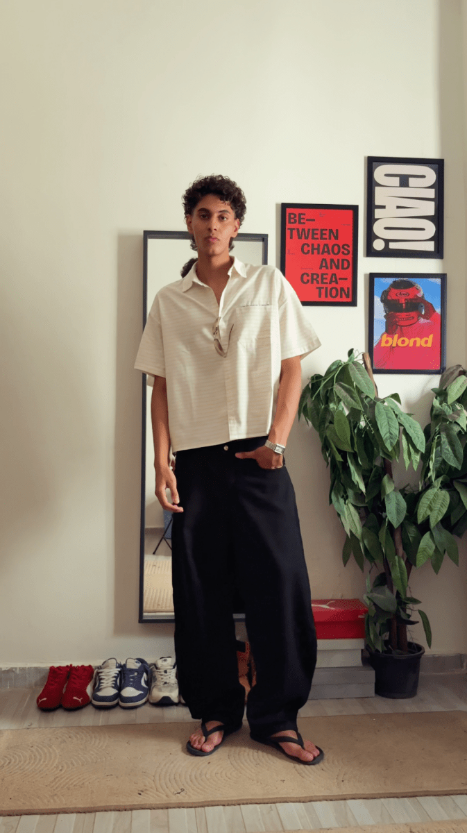 Striped Shirt butter yellow Boxy - Underrated