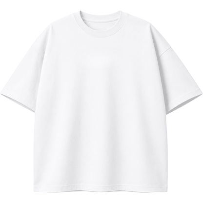 White Basic Boxy Tee - Underrated